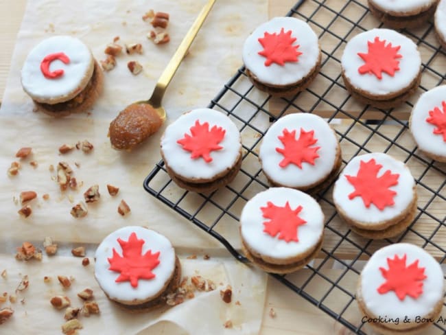 Biscuits canadiens Erable, pomme et pécan