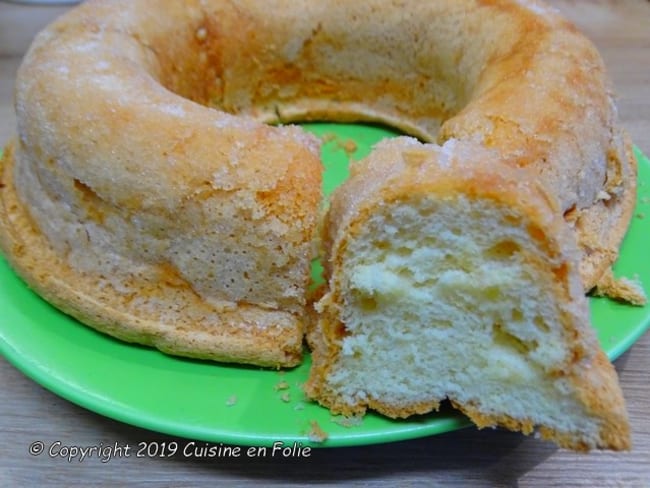 Gateau Neige Ou Gateau Nuage Recette Par Cuisine En Folie