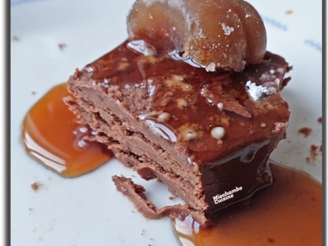 Gateau A La Chataigne Sans Cuisson Recette Par Miechambo Cuisine