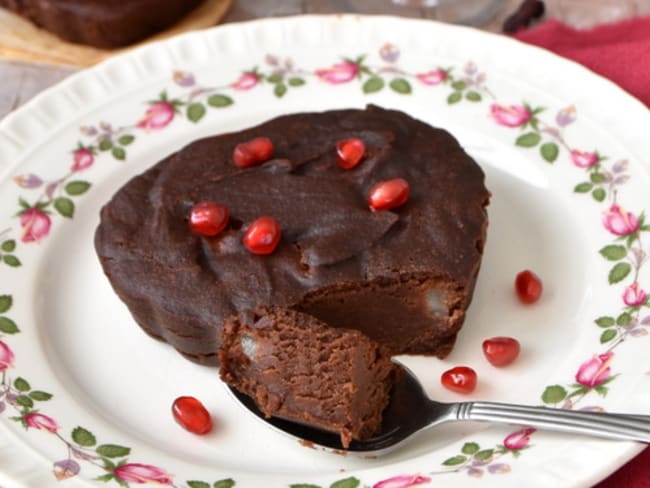 Moelleux Chocolat Creme De Marron Et Poire Saint Valentin Vegan Et Sans Gluten Recette Par Tomate Sans Graines