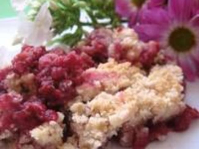 Crumble Rhubarbe Et Framboises Recette Par Certi Ferme