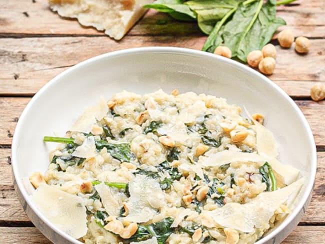 Risotto aux épinards