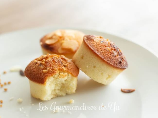 Financiers Aux Amandes Recette Par Les Gourmandises De Ya