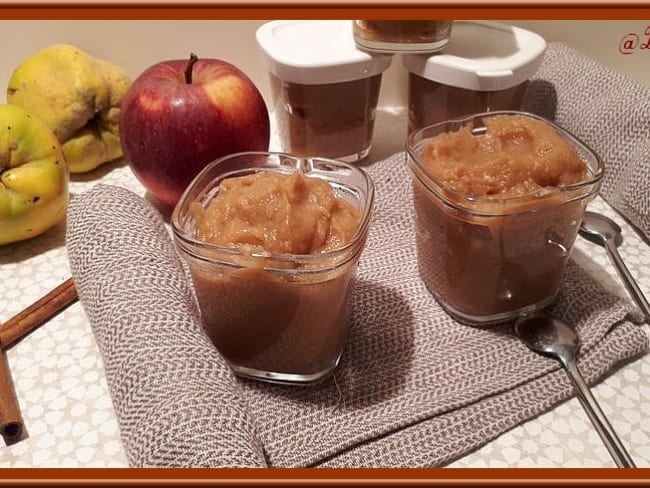 Compote De Coings Et Pommes Recette Par Oh La Gourmande