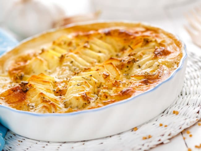 Gratin de pommes de terre navets et carottes