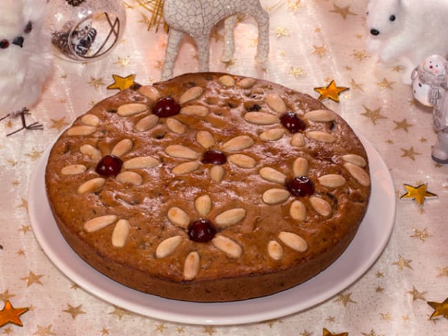 Gateau De Noel Aux Fruits Secs Et Confits A La Grappa Recette Par Jackie