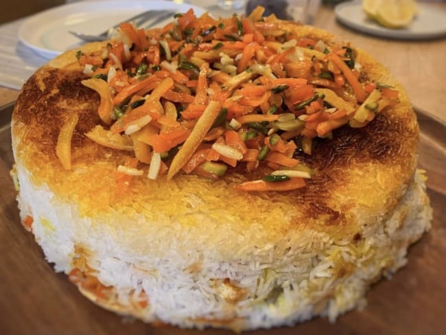 Shirin Polo Riz Perse A L Orange Recette Traditionnelle Avec Iran Cuisine Recette Par Iran Cuisine