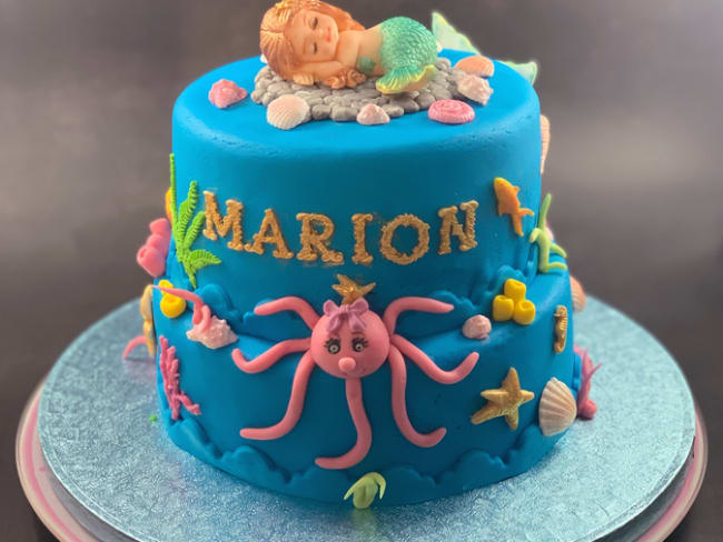 Mon Gateau La Petite Sirene Endormie Recette Par Mimm