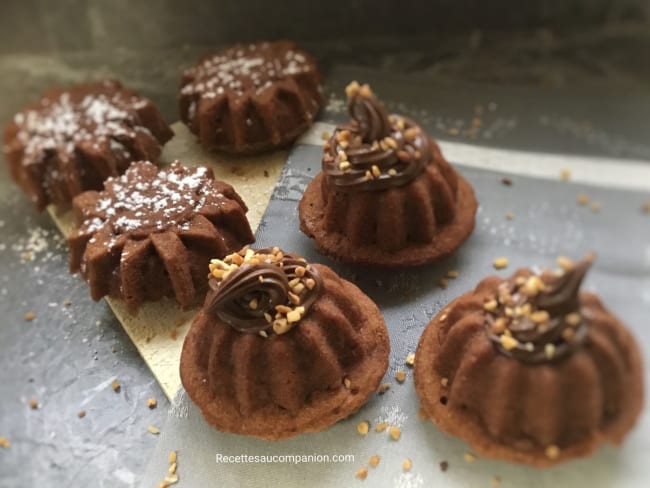 Financier Au Chocolat Recette Par Recettes Au Companion Ou Pas