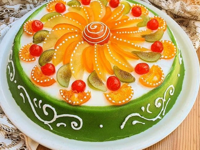 Cassata Siciliana à la ricotta et pâte d'amande pour Pâques - Recette par  La Recette Italienne