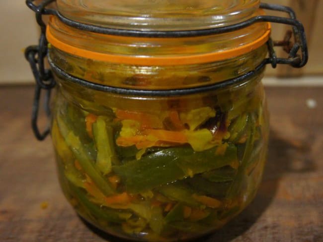 Recette Conservation en bocaux des achards de légumes