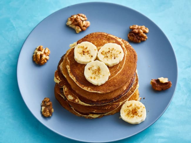Pancakes à la banane à 1 SP - Recette par Plat et recette