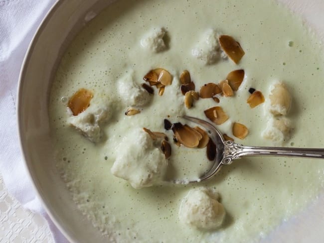 Soupe chou fleur froide hot sale
