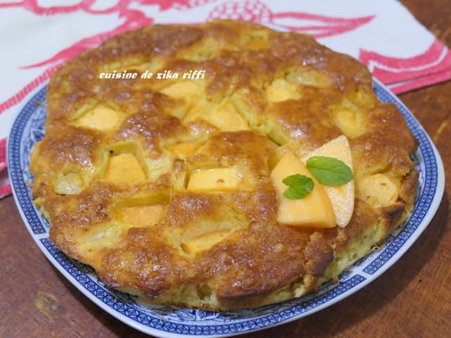 Gateau Moelleux Au Melon Et Au Yaourt Recette Par Zika