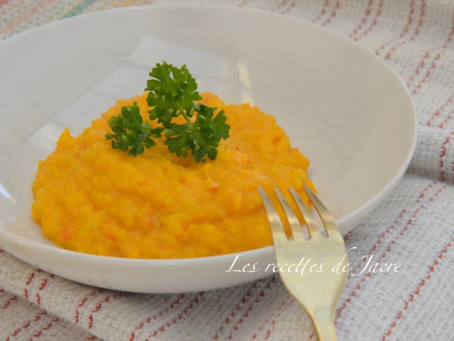 purée de potimarron et pommes de terre - Recette par Jacre