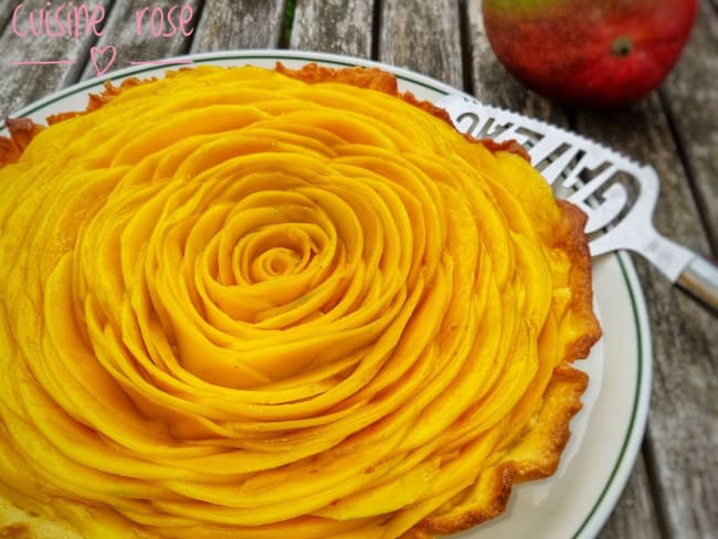 Tarte fleur de mangue
