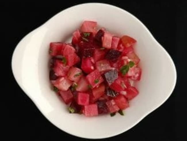 Recette Salade de betteraves rouges