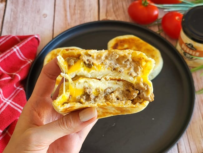 Nan burger à la sauce gourmet Burger Kühne