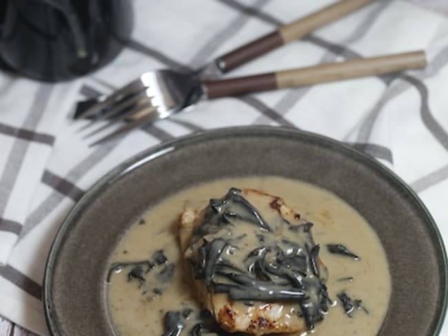 Médaillons de veau aux trompettes de la mort - Recette par épicétout