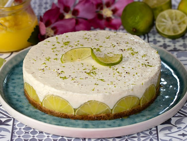 Cheesecake au citron vert