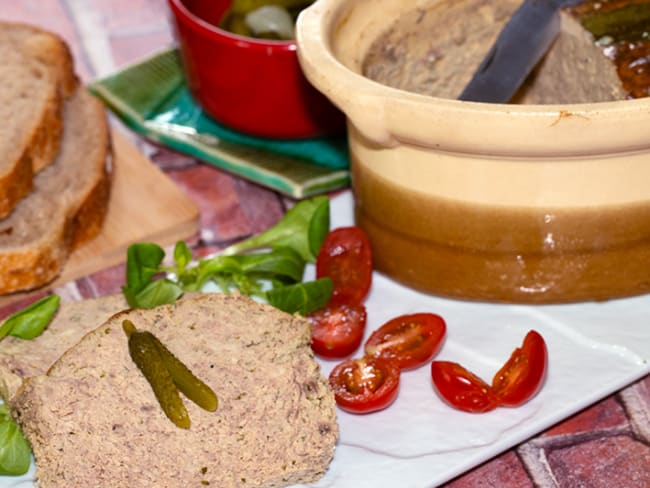 Terrine de volaille au cognac
