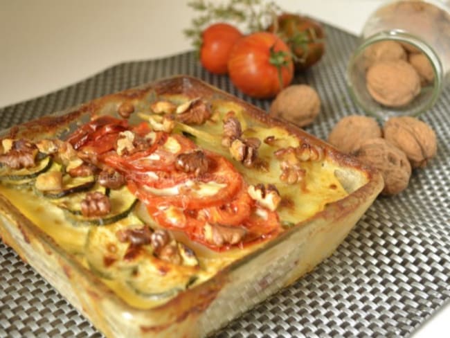 Gratin dauphinois de légumes bio au mascarpone - Recette par kaderick