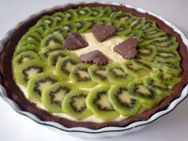 Tarte Chocolatee Kiwi Et Mascarpone Au Zestes D Orange Recette Par Ma Cuisine Et Vous