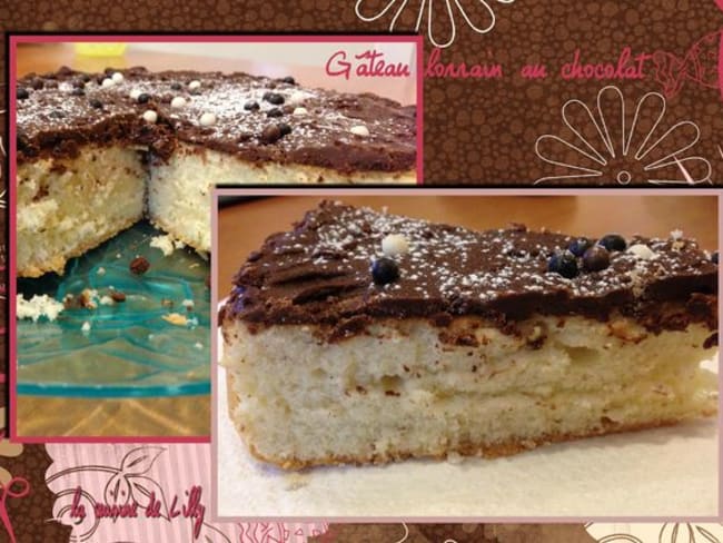 Gateau Lorrain Au Chocolat Recette Par La Cuisine De Lilly