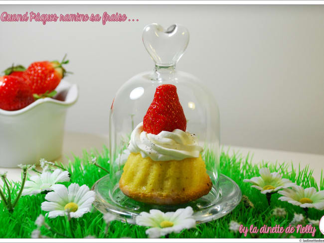 Nid De Paques Fondant Amande Chantilly Vanillee Fraise Recette Par La Dinette De Nelly Nid De Paques Fondant Amande Chantilly Vanillee Fraise Recette Par La Dinette De Nelly