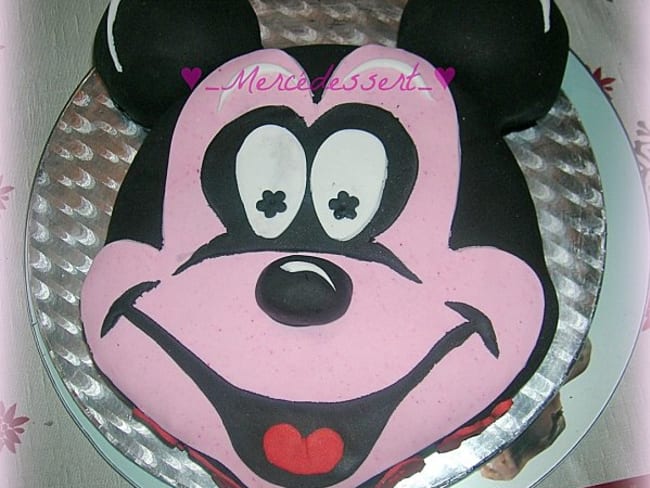 Gateau Mickey En Pate A Sucre Recette Par Mercedessert