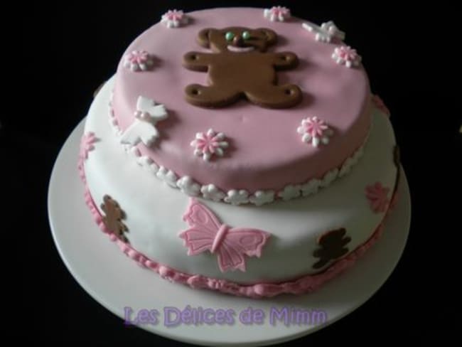 Gateau Aux Oursons Et Aux Papillons Recette Par Mimm