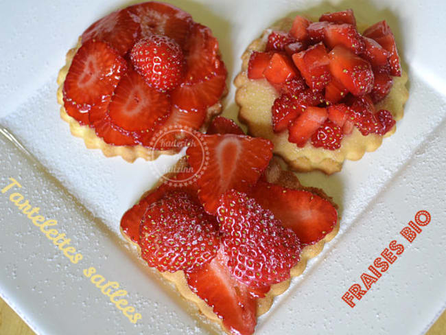 Tartelettes Sablees Aux Fraises Bio Recette Par Kaderick