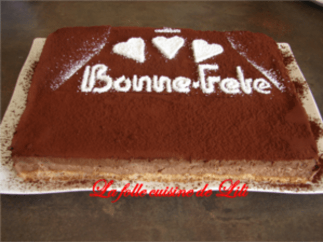 Un Trianon Comme Gateau De La Fete Des Peres Recette Par Celine