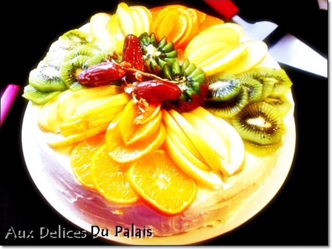 Gateau Genoise Aux Fruits Frais Recette Par Auxdelicesdupalais