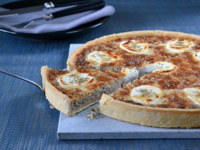 Quiche Viande Hachee Et Chevre