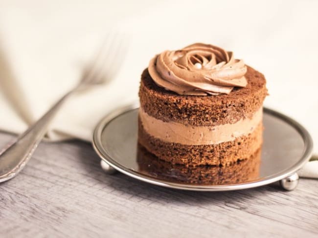 Mini Layer Cakes Aux Deux Chocolats Recette Par Dollyjessy