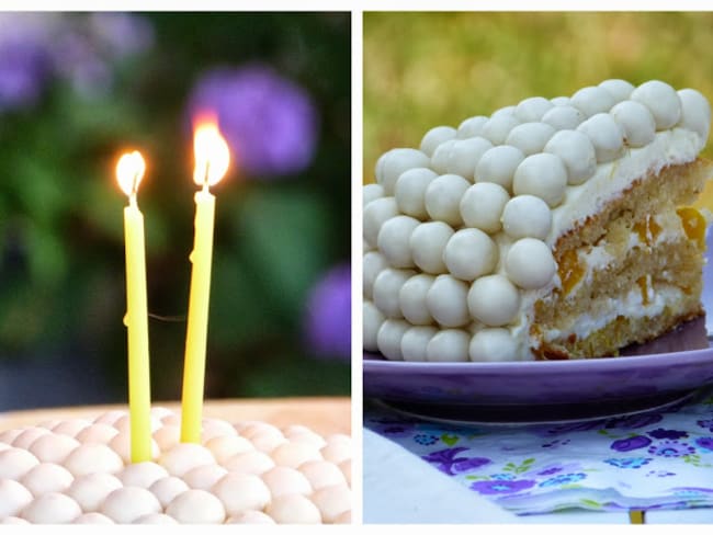 Gateau D Anniversaire Mangue Chocolat Blanc Et Maltesers Recette Par Chic Chic Chocolat