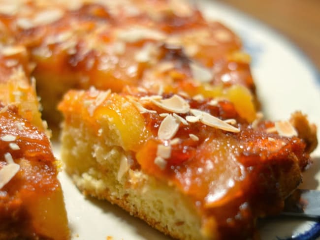 Gateau Renverse Facon Tatin Aux Nectarines Recette Par Lornifouin