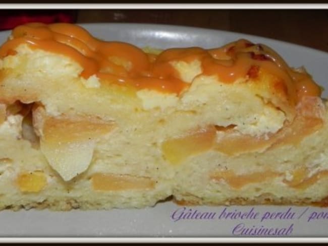 Gateau Brioche Perdu Pommes Recette Par Cuisinesab