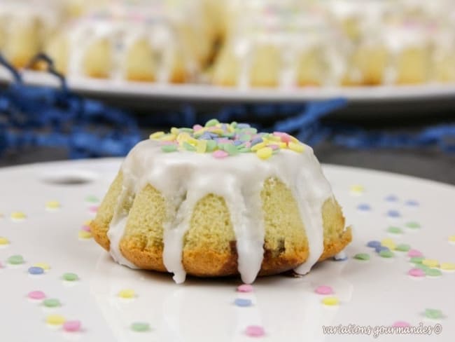 Moelleux De Carnaval Aux Farines De Pois Chiche Et Mais Citron Et Framboise Recette Par Variations Gourmandes