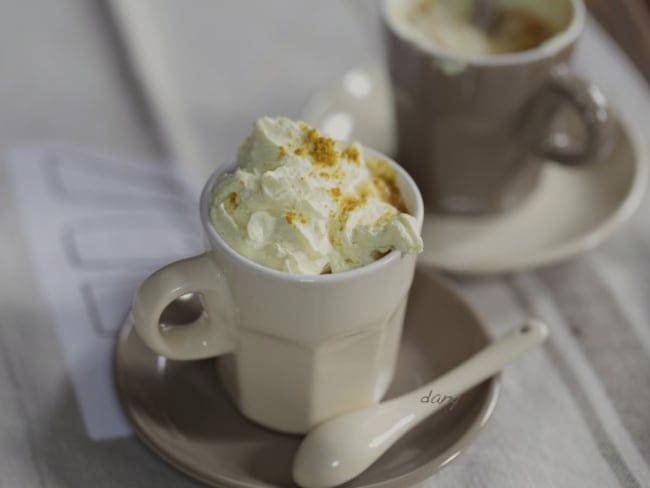 Cappuccino de carottes à l'orange et au cumin