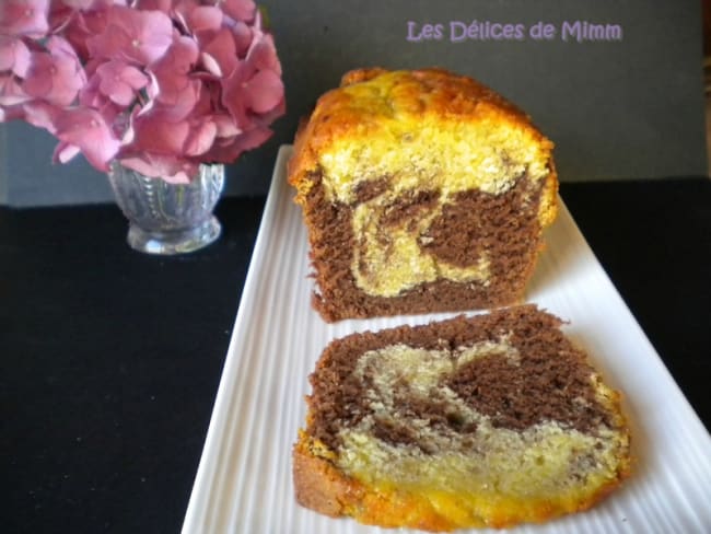 Cake marbré au chocolat façon Savane