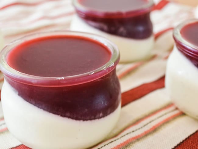 Panna Cotta Au Coulis De Cerises Recette Par Amandise 