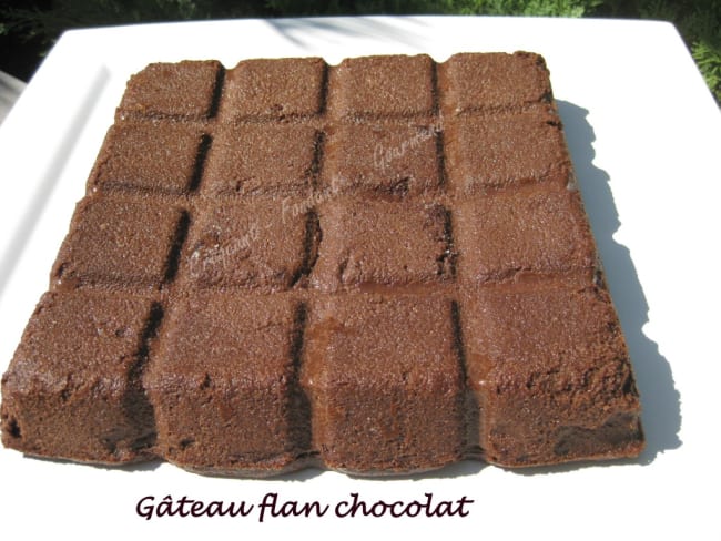 Gateau Flan Chocolat Recette Par Croquant Fondant Gourmand
