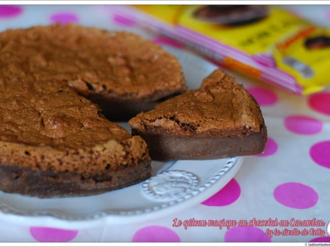 Gateau Magique Au Chocolat Au Carambar Recette Par La Dinette De Nelly