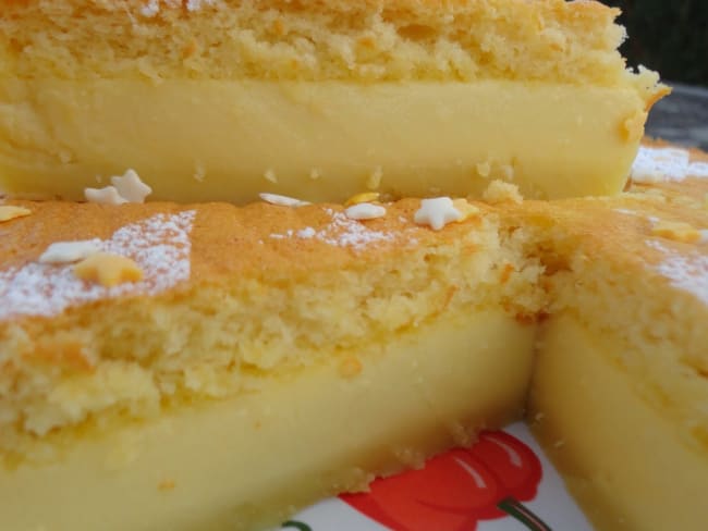 Gateau Magique A La Vanille Recette Par La Petite Patisserie De Marie
