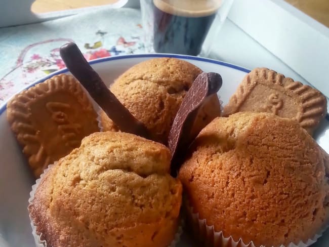 Muffins aux speculoos