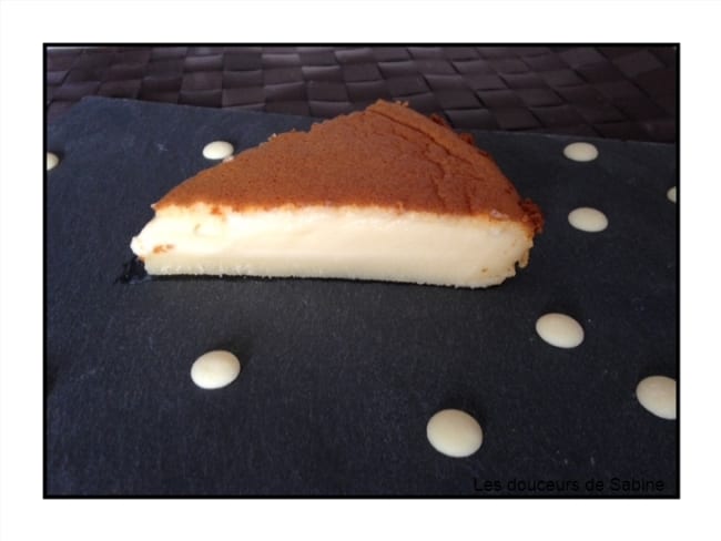 Gateau Magique Au Chocolat Blanc Recette Par Les Douceurs De Sabine