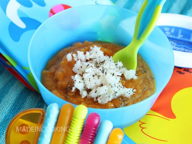 Recettes De Puree Pour Bebe Et De Patate Douce