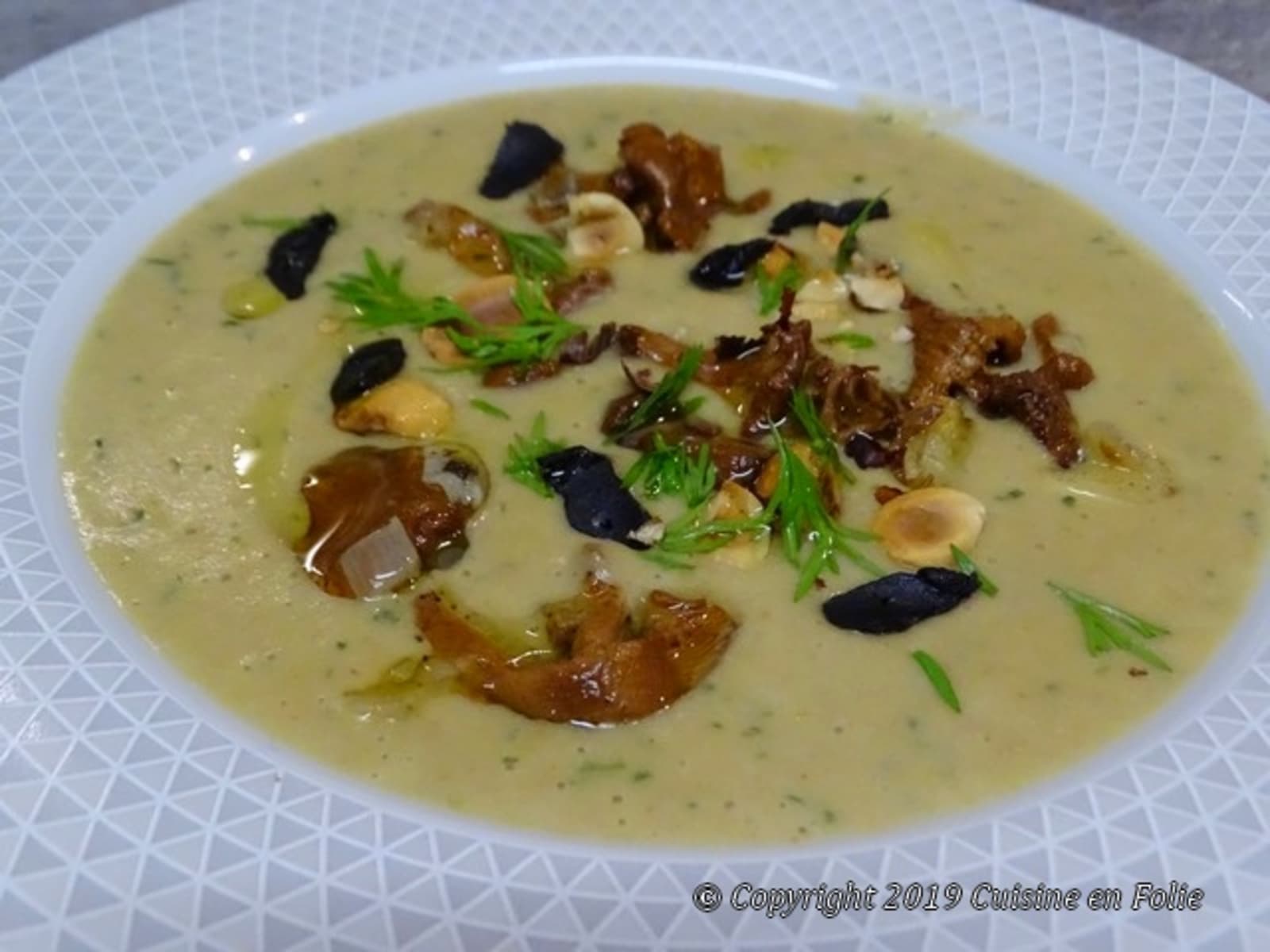 Soupe champignon pomme de terre 2025